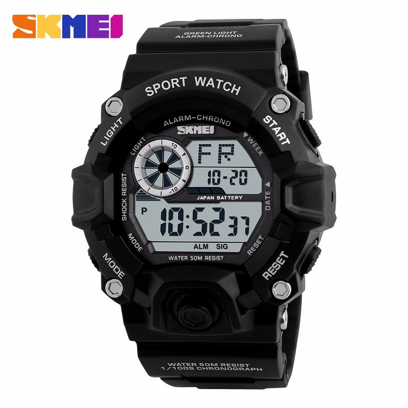 SKMEI 1019 Men's Military Fashion LED Digital Sports Watch