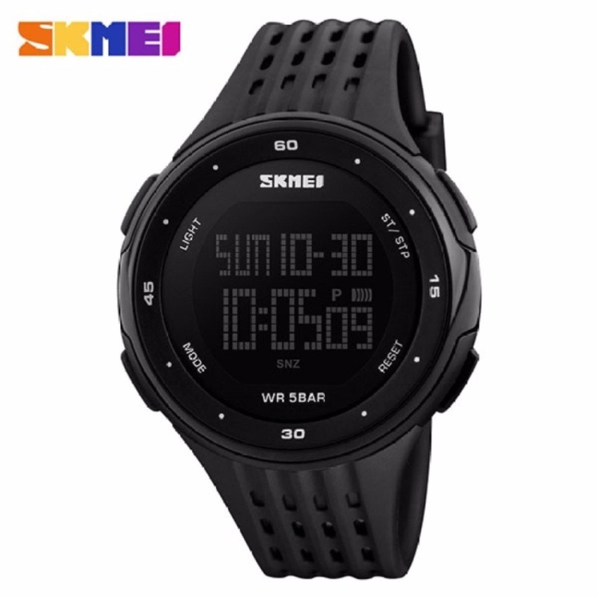 SKMEI 1219 Outdoor Sports Watch Double Time Alarm LED Digital Watch