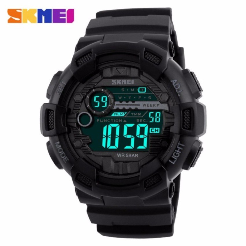 SKMEI 1243 Mens Sports Watches LED Digital Military Watch