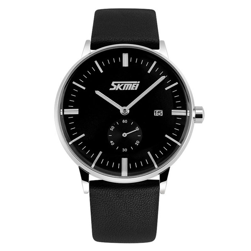 SKMEI 9083 Ladies's Fashion Elegant Genuine Leather Strap Watch