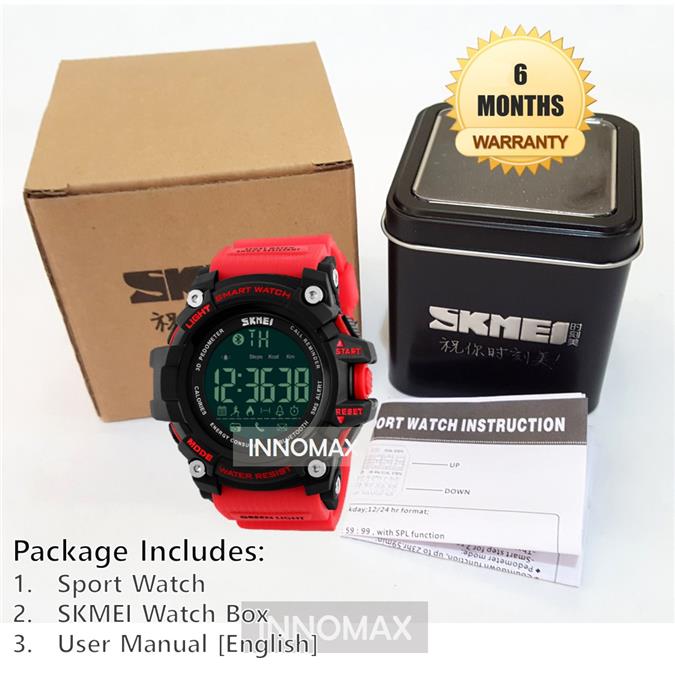 SKMEI Smart Sport Watch 1227 - Bluetooth Android iOS - Pedometer 