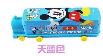Sky Blue Mouse Pensel Box with Shapener