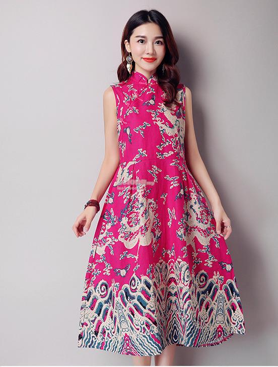 SLEEVELESS TRENDY PINK CHEONGSAM  SI end 12 6 2022 1 15 PM 