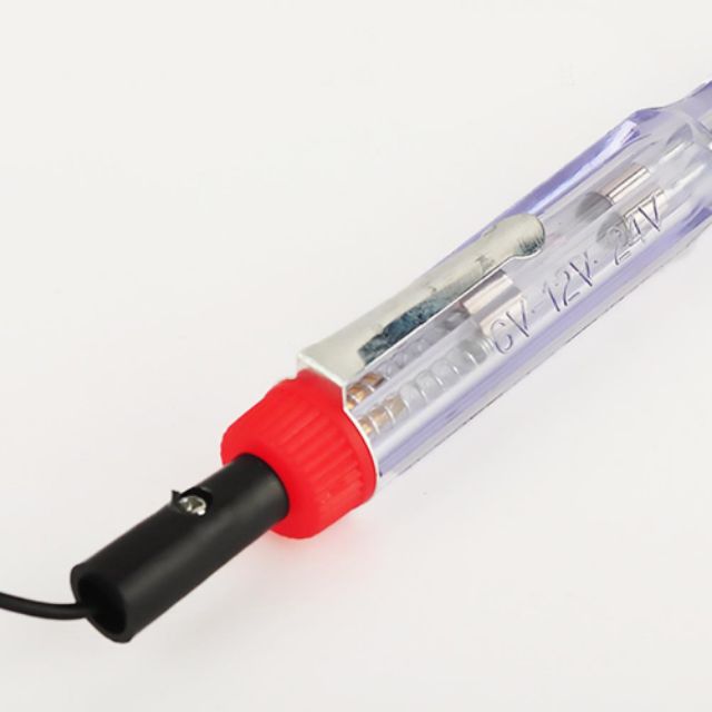 Slibrat Testpen DC 6V-24V Car Circuit Tester Auto Test Light Pen Lamp Voltage 
