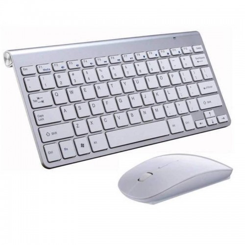 Slim Thin Wireless 2.4GHz Connection Mouse Keyboard Combo Set For Desktop PC