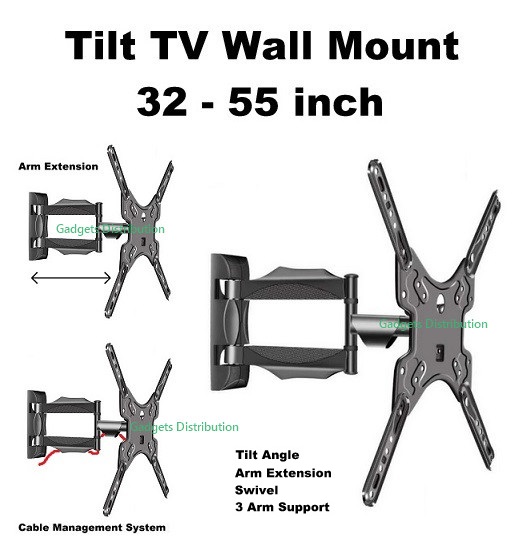SM FD-L400 32 to 55 Inch Tilt TV Wall Bracket Mount Holder 2778.1