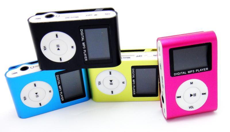 Small Cute MP3 With Display Screen Mini USB and TF Card Slot