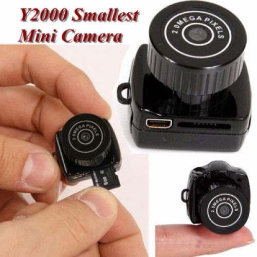 Smallest Mini Spy Cam Y2000 Video Camera HD DV DVR