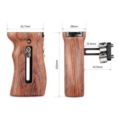 SmallRig Wooden Universal Side Handle for Cage 2093