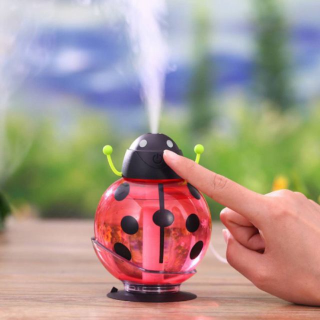 Smart Luminous USB Humidifier Aromatherapy Purifier Beetle Mini Cartoon Home