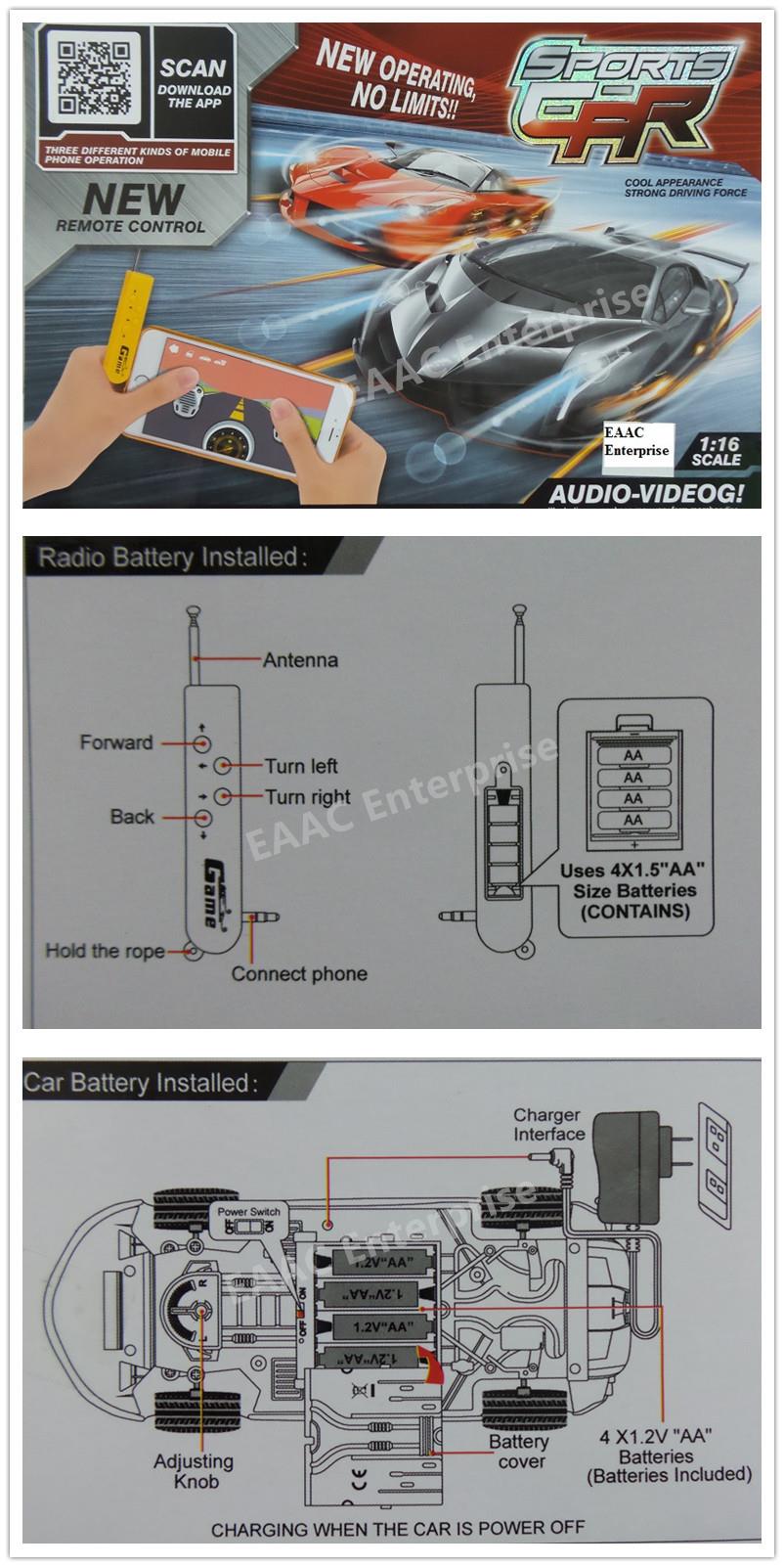 Smart Phone Remote Control Sports Car Voice Control Gravity Control