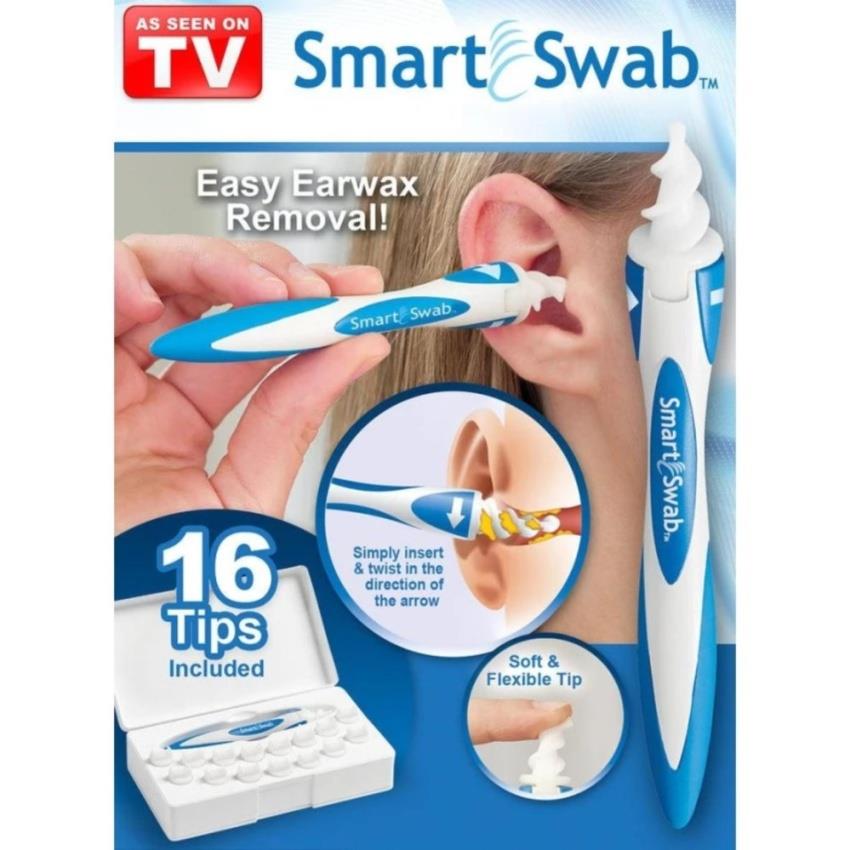 Smart Swab Easy Earwax Removal Soft Spiral Ear Cleaner Prevents Earwax