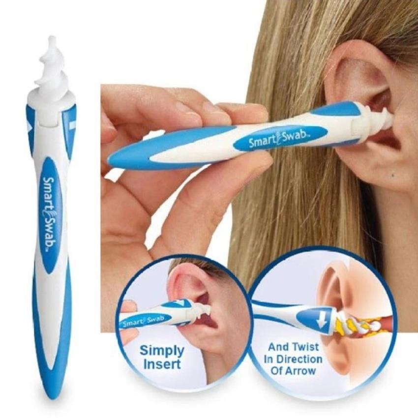 Smart Swab Easy Earwax Removal Soft Spiral Ear Cleaner Prevents Earwax