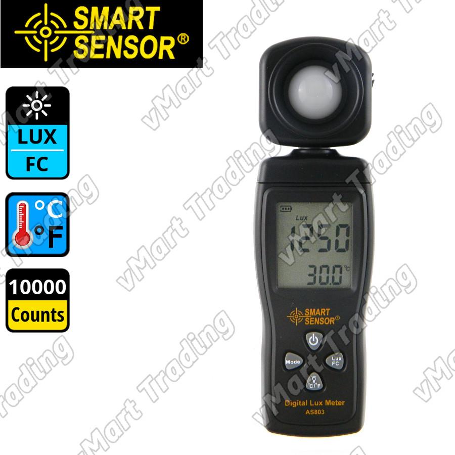 SmartSensor AS803 Rotatable Digital Light / Lux Meter