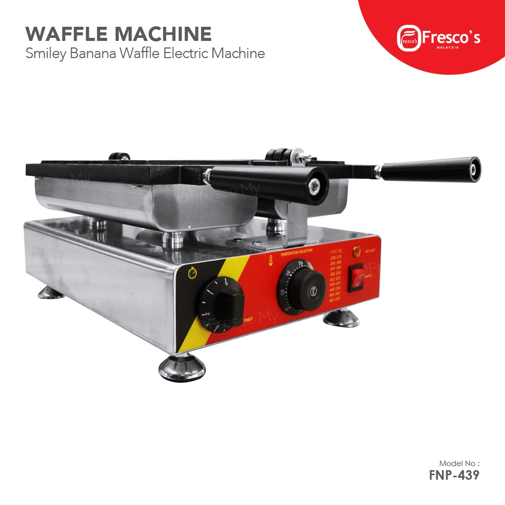 Smiley Banana Waffle Electric Machine