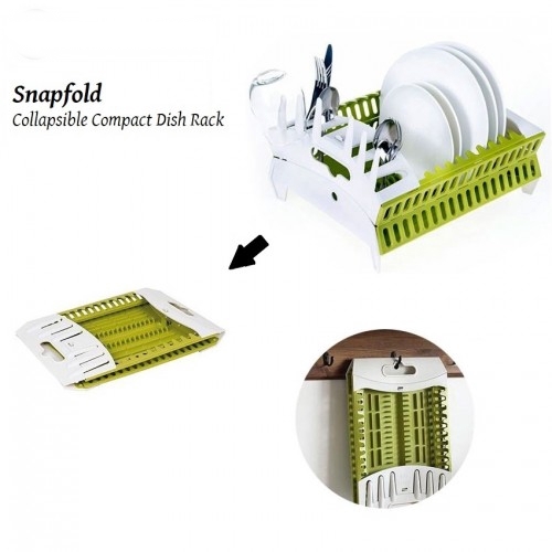 Snapfold Foldable Dish Rack Kitchen Storage