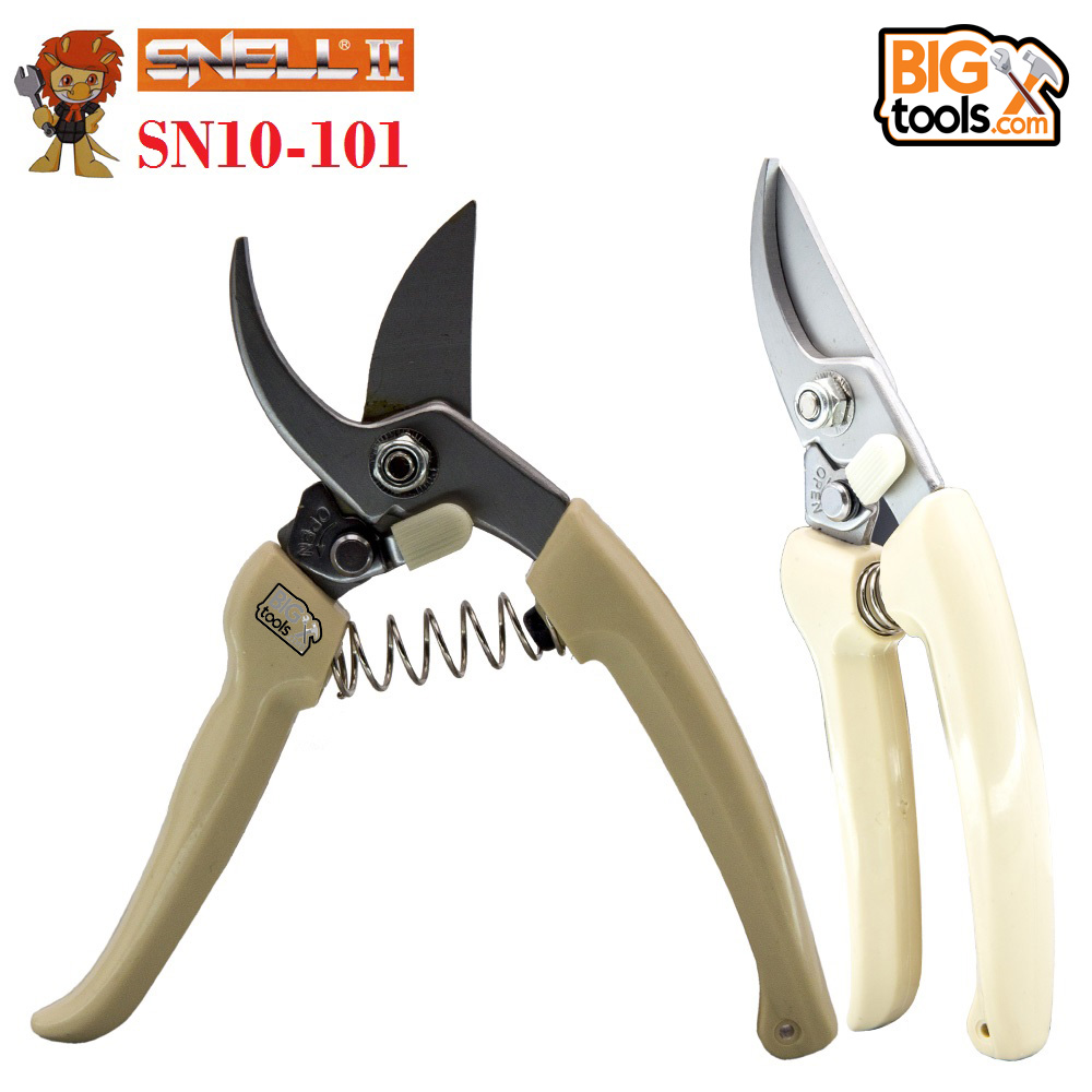 Snell 8 Heavy Duty Garden Hand Pruner Pruning Shears Clippers