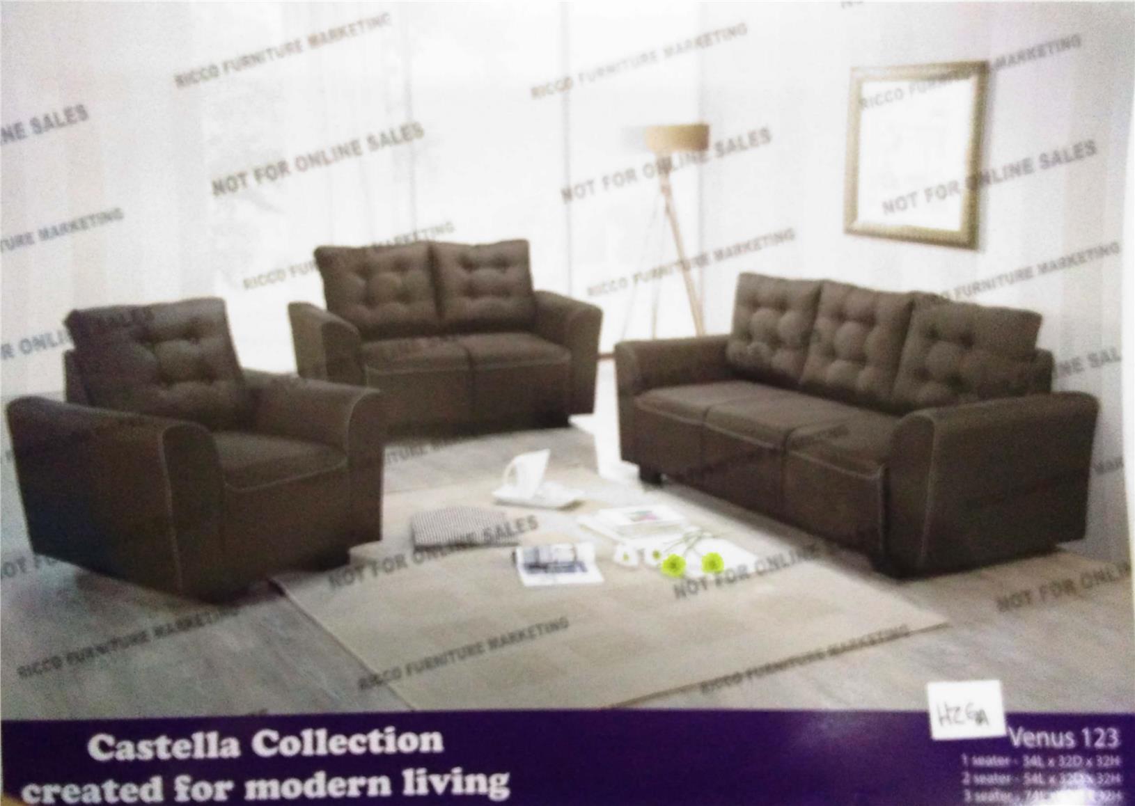 SOFA SET 1+2+3 INSTALLMENT MONTHLY (end 6/19/2019 1015 AM)