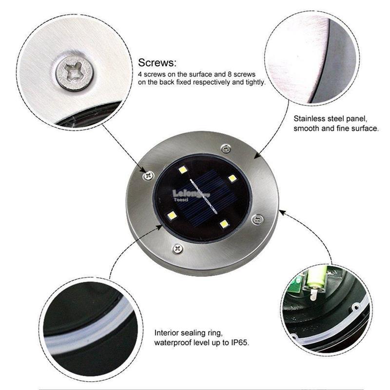 Solar Disk Lights Powered Led End 6 3 2019 11 15 Am Solar Disk Lights Powered Led Outdoor As Seen On Tv4 Pack