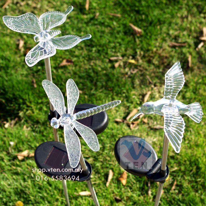 Solar Stake Light Solar LED Flying Bird Stake Solar LED Light Garden