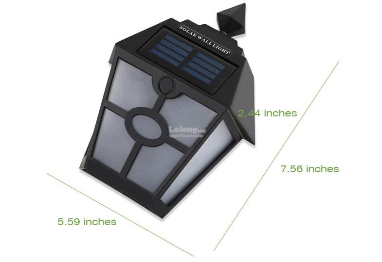 Solar Wall Lights Outdoor Dancing Flame Light Waterproof