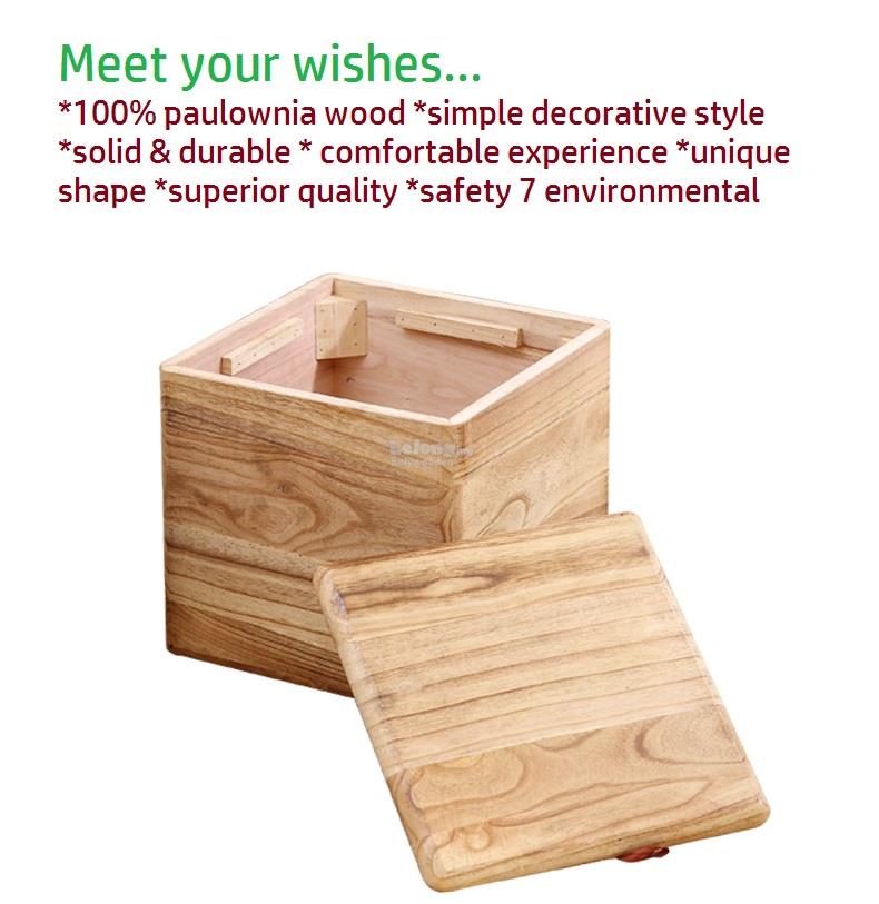 Solid Wood Storage Stool Bo End 6 28 2019 8 18 Pm Solid Wood Storage Stool Box Wooden Chair Case Container