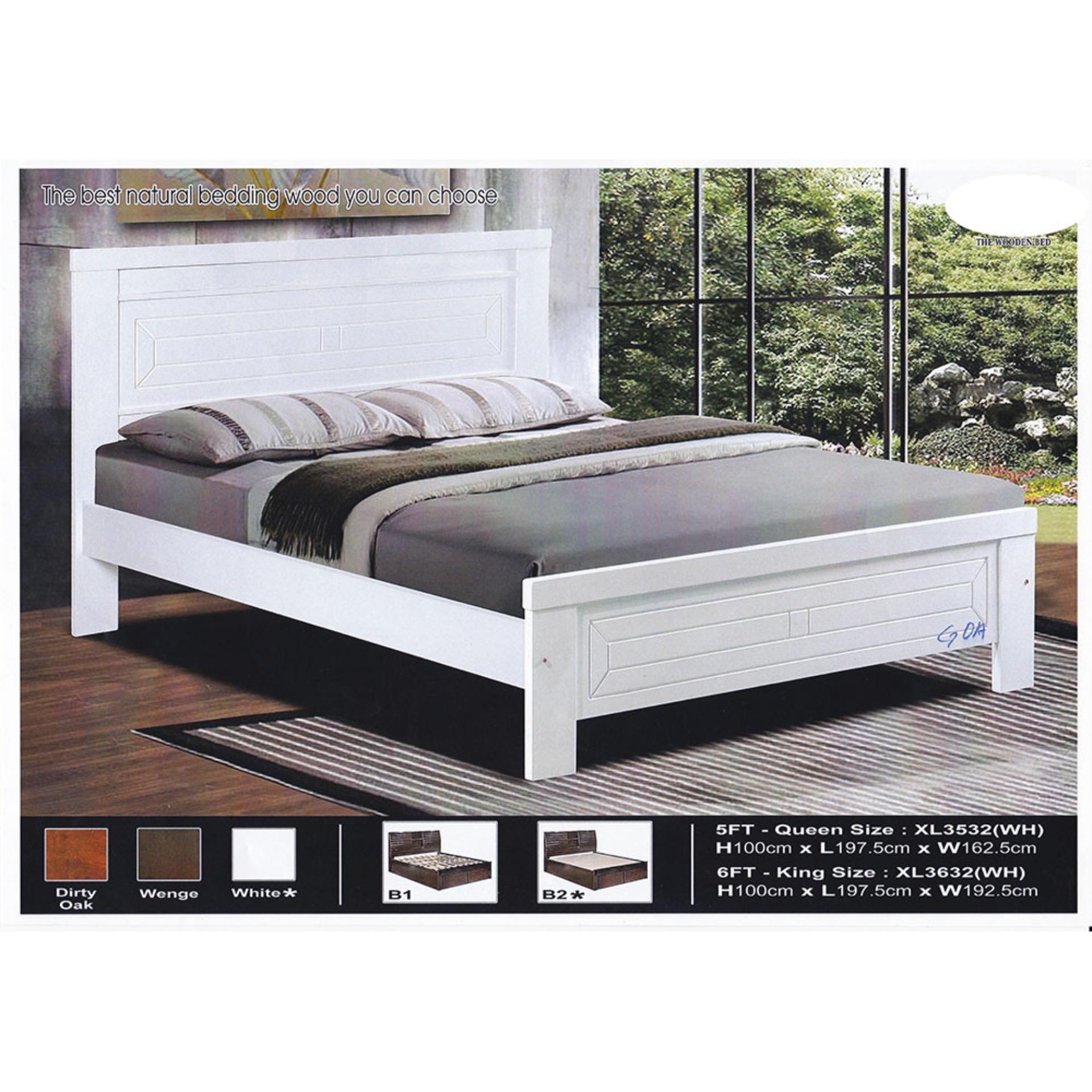 Solid Wood Strong Queen Size Wooden End 5 2 2021 12 00 Am Solid Wood Strong Queen Size Wooden Bed Frame L1975mm X W1625mm H100