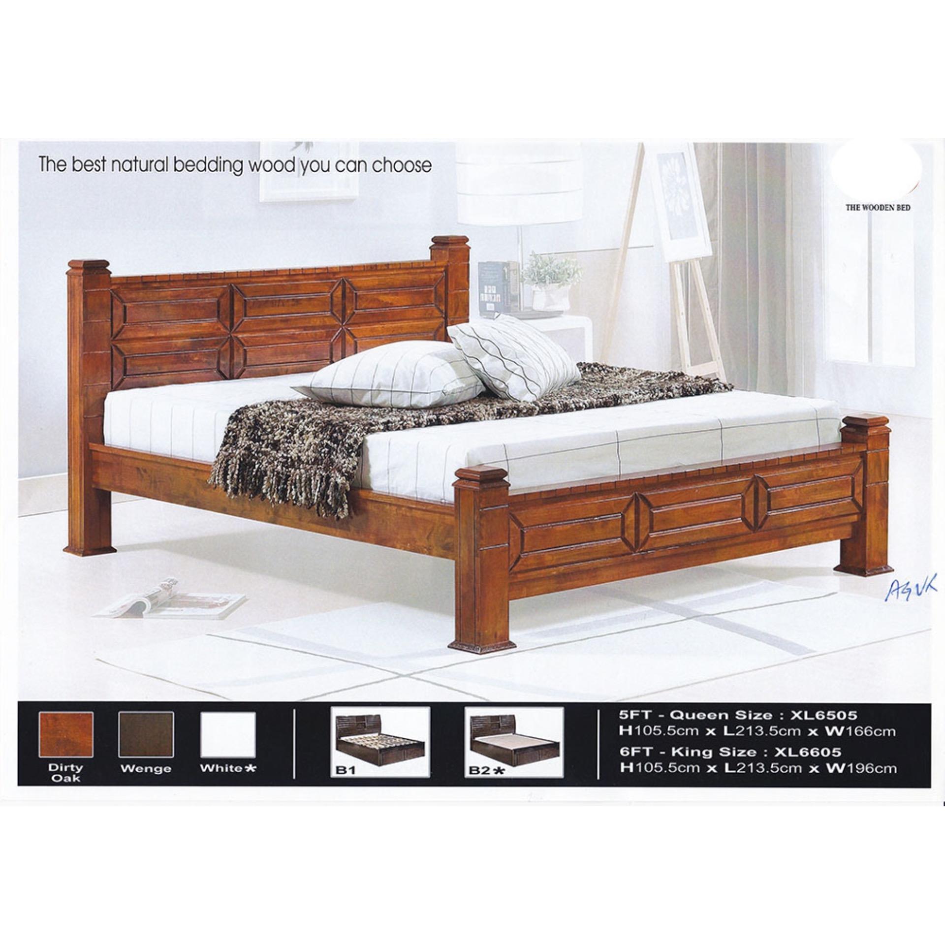 Solid Wood Strong Queen Size Wooden End 5 2 2021 12 00 Am Solid Wood Strong Queen Size Wooden Bed Frame L2135mm X W1135mm H108