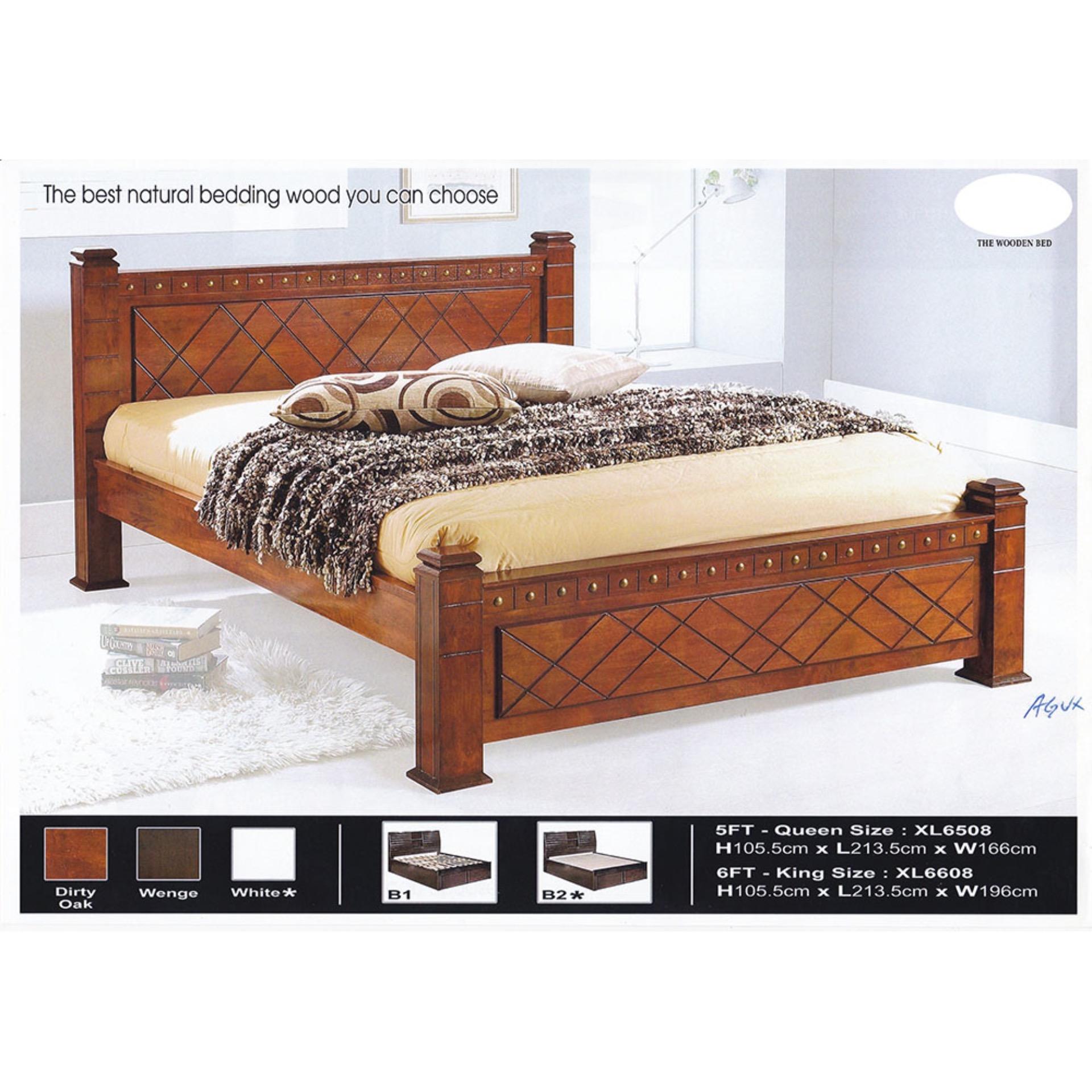 Solid Wood Strong Queen Size Wooden (end 5/2/2021 12:00 AM)