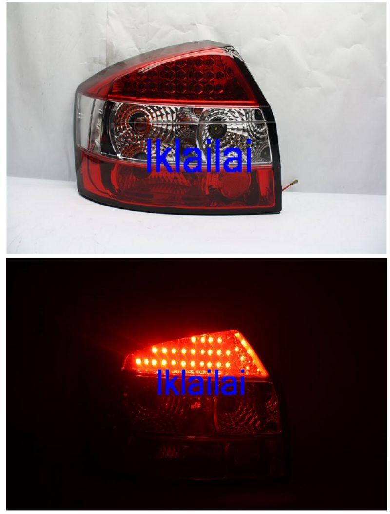 Sonar Audi A4 '01-04 Crystal LED Tail Lamp Red/Clear