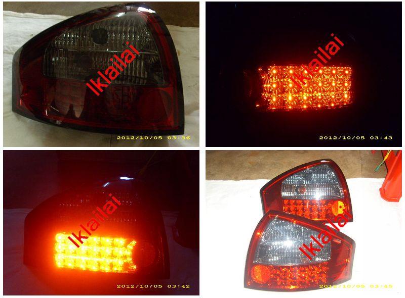 Sonar AUDI A6 '99-01 Crystal LED Tail Lamp [RED SM0KE]