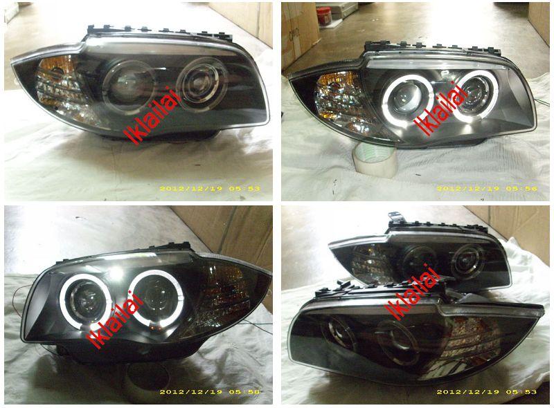 SONAR BMW 1 Series E87 '04 LED Ring Double Projector Head Lamp