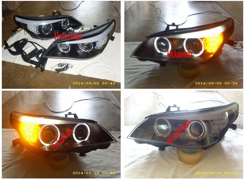 SONAR BMW E60 Projector Head Lamp LED Signal & Eye Brown [D2S Bulb]