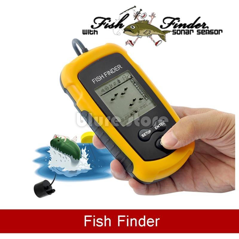Sonar Sensor Fish Finder Alarm Transducer 100m (English Version)
