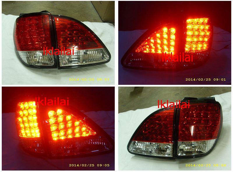SONAR Toyota Harrier RX300 '98-02 LED Tail Lamp [Red/Clear]