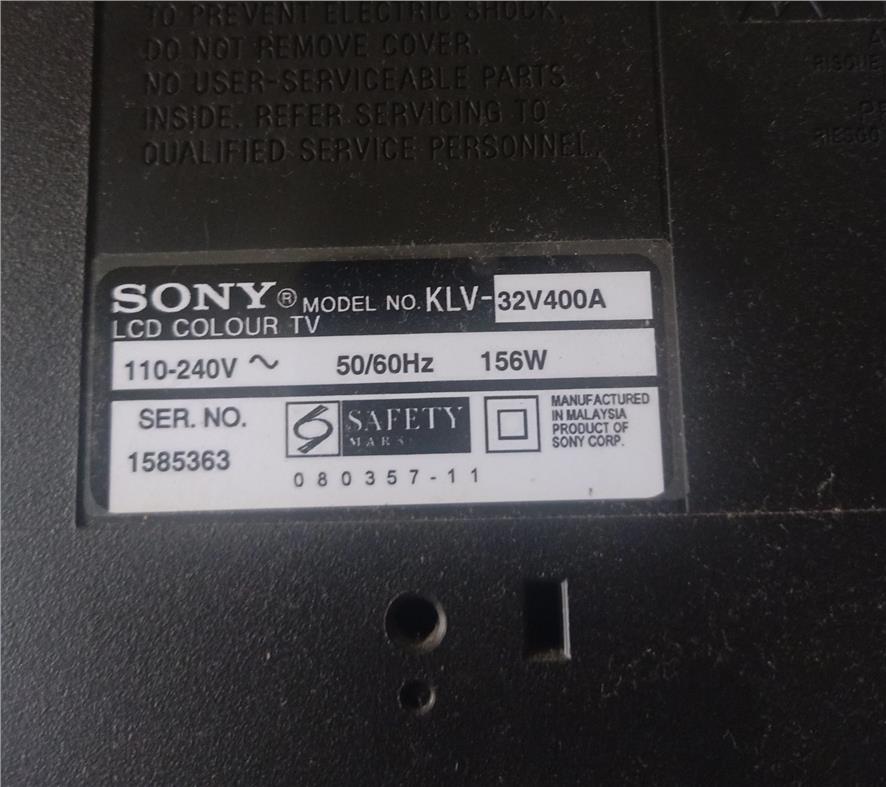 SONY LCD TV KLV-32V400A KLV32V400A 32V400A POWER BOARD / POWER SUPPLY 