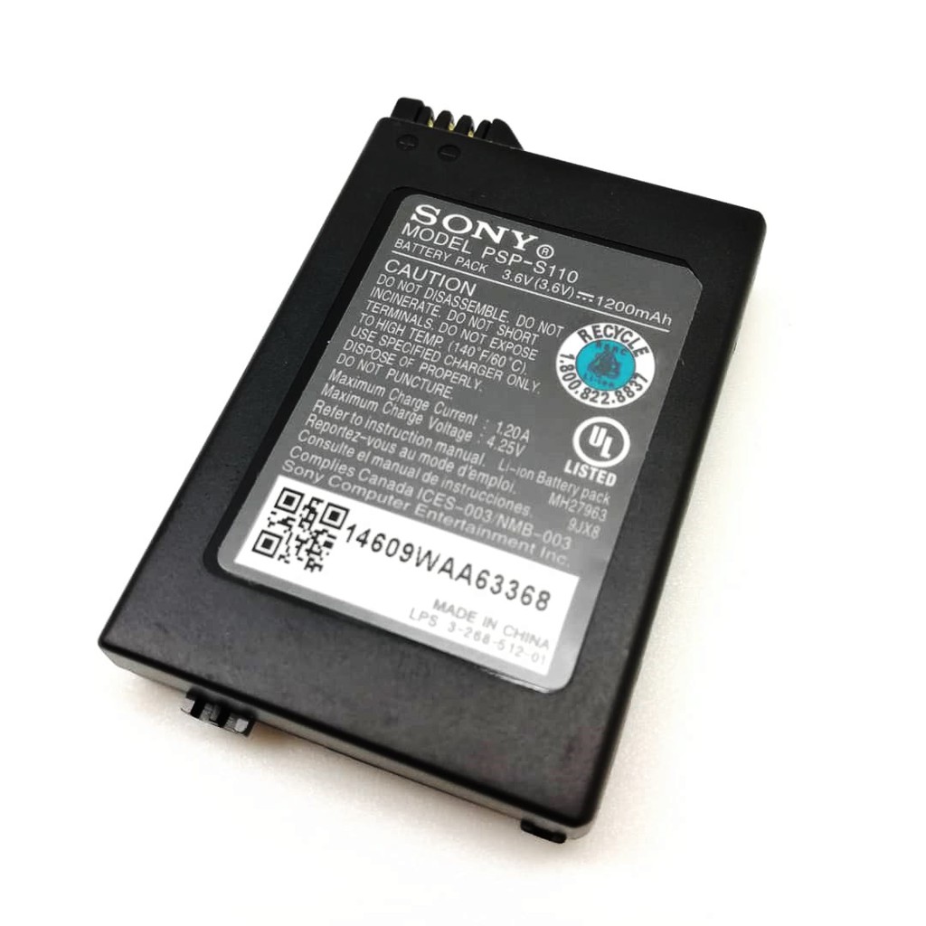 SONY PSP 2000 3000 RECHARGEABLE LI-ION BATTERY PACK 1200mAh 3.6v