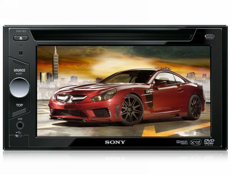 Sony XAV-63 6.1' Touch Screen Car DVD USB iPhone iPod Headunit Player