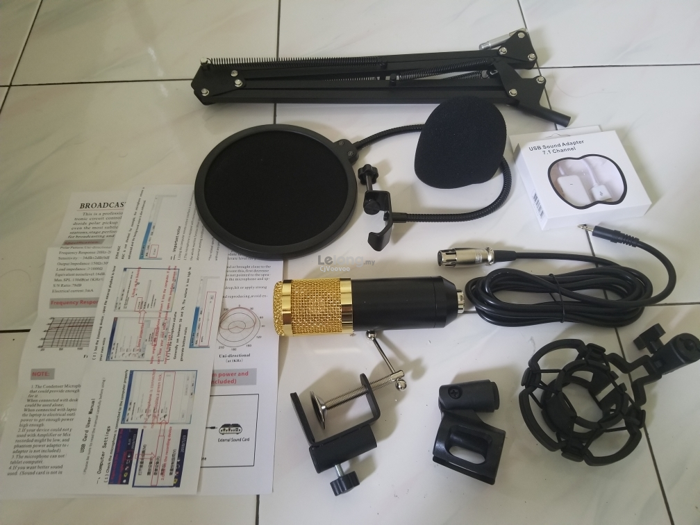 (No Sound Card) BM800 Condenser Mi (end 11/11/2023 1201 PM)