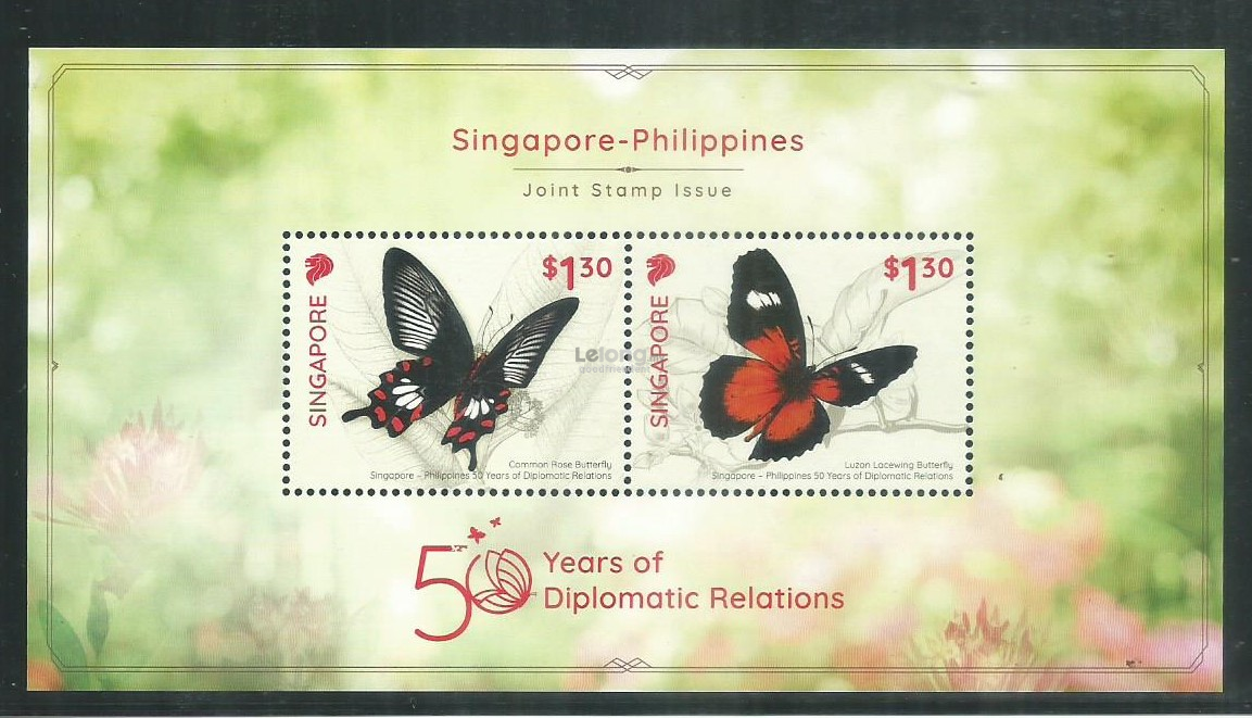 SP-20190516M	S&#39;PORE 2019 PHILIPPINES JOINT STAMP ISSUE M/SHEET