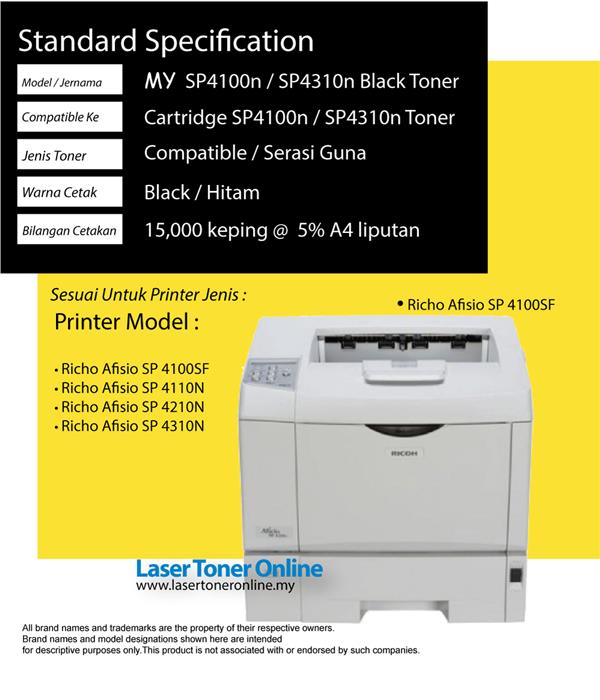 Featured image of post Ricoh Aficio Sp 4310N The sp 4310n uses ricoh s premier gw architecture controller to quickly process every job in the user s choice of genuine adobe postscript 3 that supports 136 adobe fonts pcl 5e 6