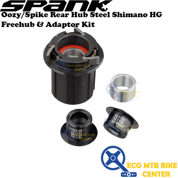 SPANK Oozy/Spike Rear Hub Steel Shimano HG  Freehub & Adaptor Kit