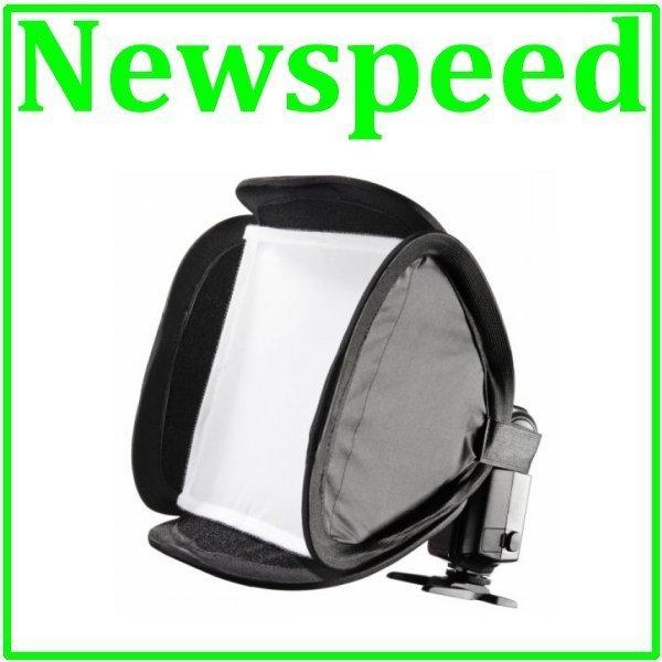 Speedlite Flash Light Speedlight Softbox Diffuser 23x23cm