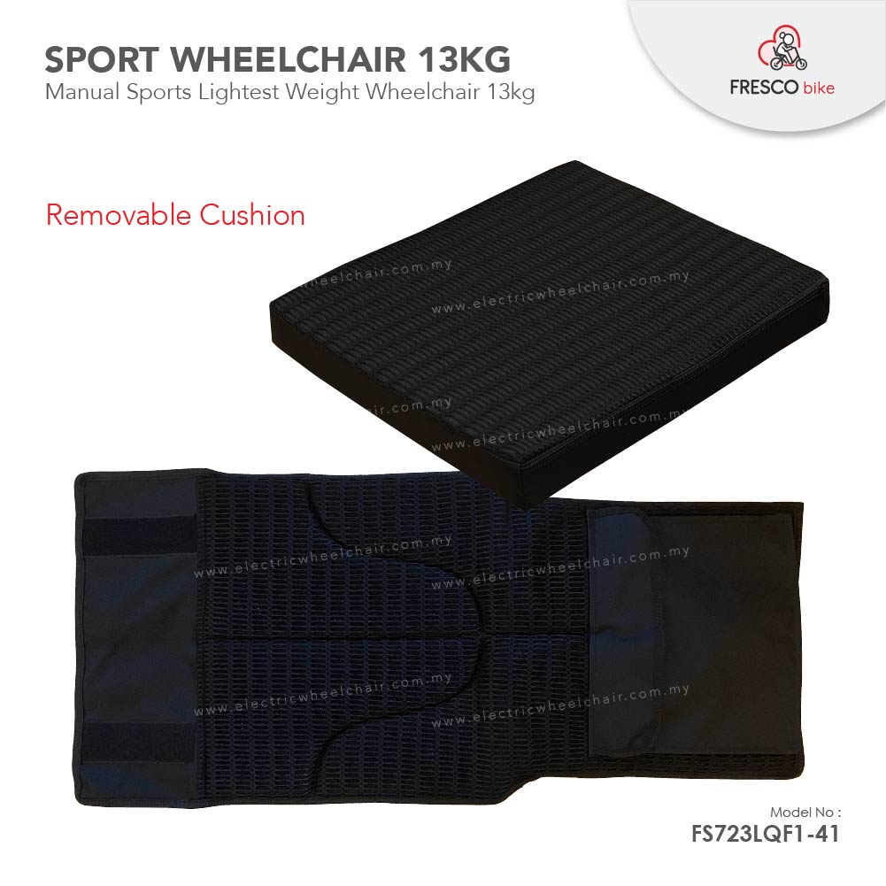 Sport Wheelchair Lightweight 41cm seat Width 13kg