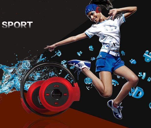 Sports Stereo wireless bluetooth headset Mini 503 w/ memory card slot