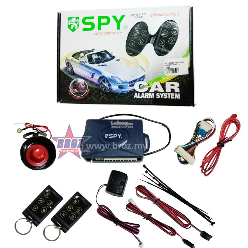 One Way Auto >> Spy One Way Auto Security Car Alarm System Spy106 Lt531 Full Set One Way Auto >> Spy One Way Auto Security Car Alarm System Spy106 Lt531 Full Set