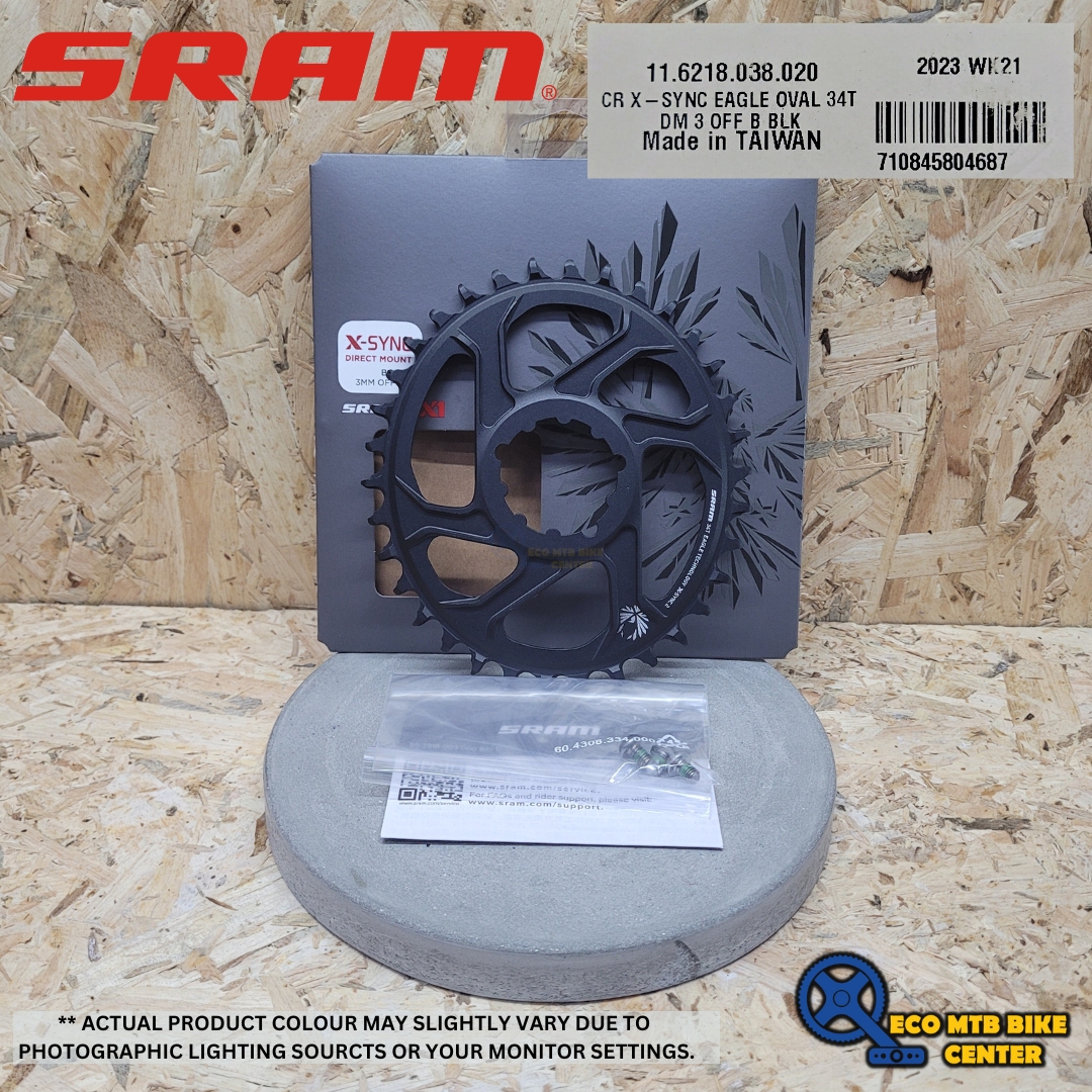 SRAM Eagle X-SYNC 2 Direct Mount Chainring Oval-3mm Offset-Boost-black