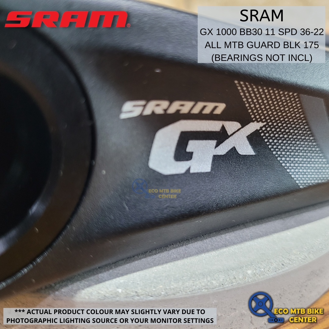 SRAM GX 1000 BB30 11SPD 36-22 ALL MTB GUARD BLK 175(BEARINGS NOT INCL)