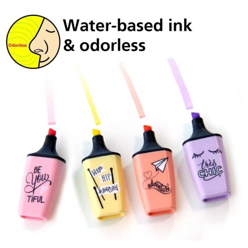 STABILO BOSS MINI Pastellove Highlighter Pen and Text Marker (Set Of 6 Pcs)
