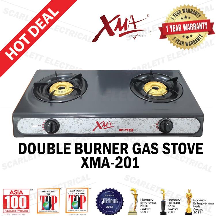 Two Stainless Steel Burner Gas Cooktop stainless steel double burner gas stove cooker xma 201 wing